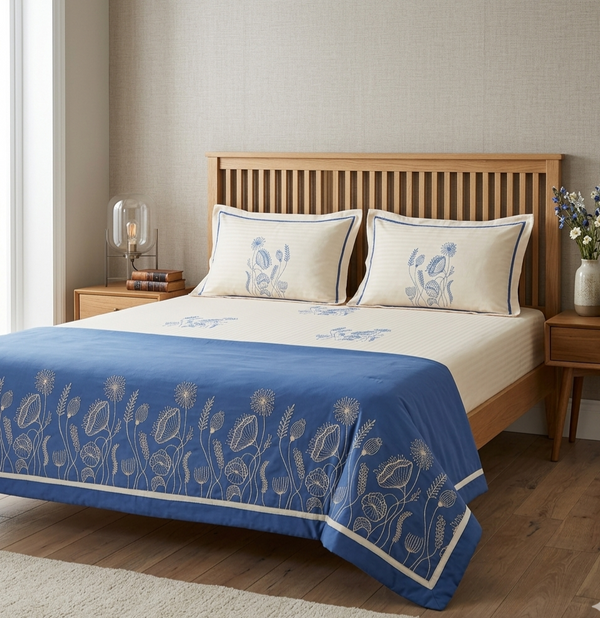 Bedsheet and comforter set