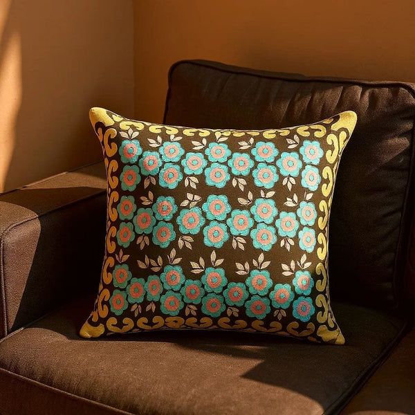 EMBROIDERED CUSHION COVER
