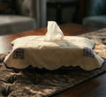 TISSUE BOX WITH EMROIDRED COVER