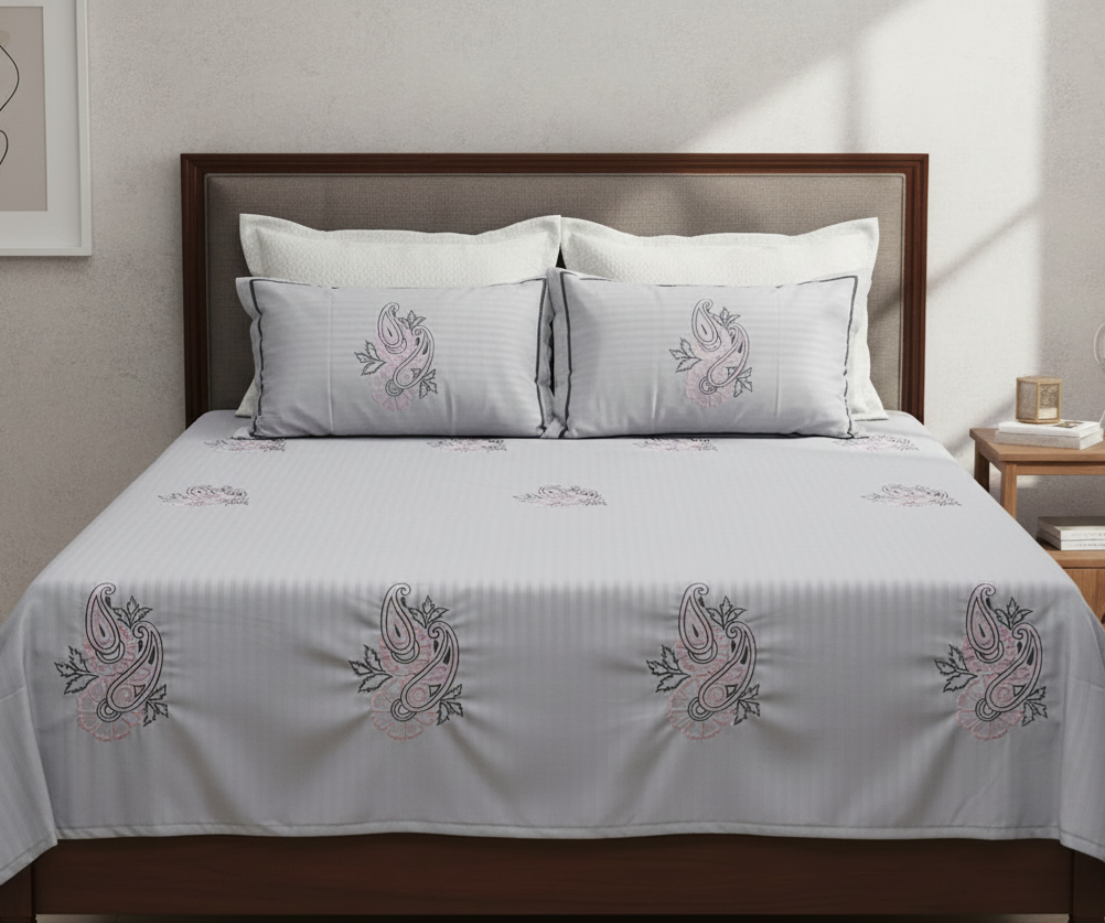 Embroidery Bedsheet