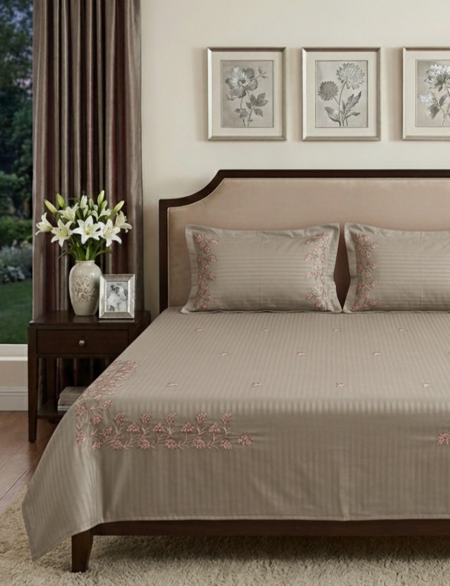 Embroidered Bedsheet