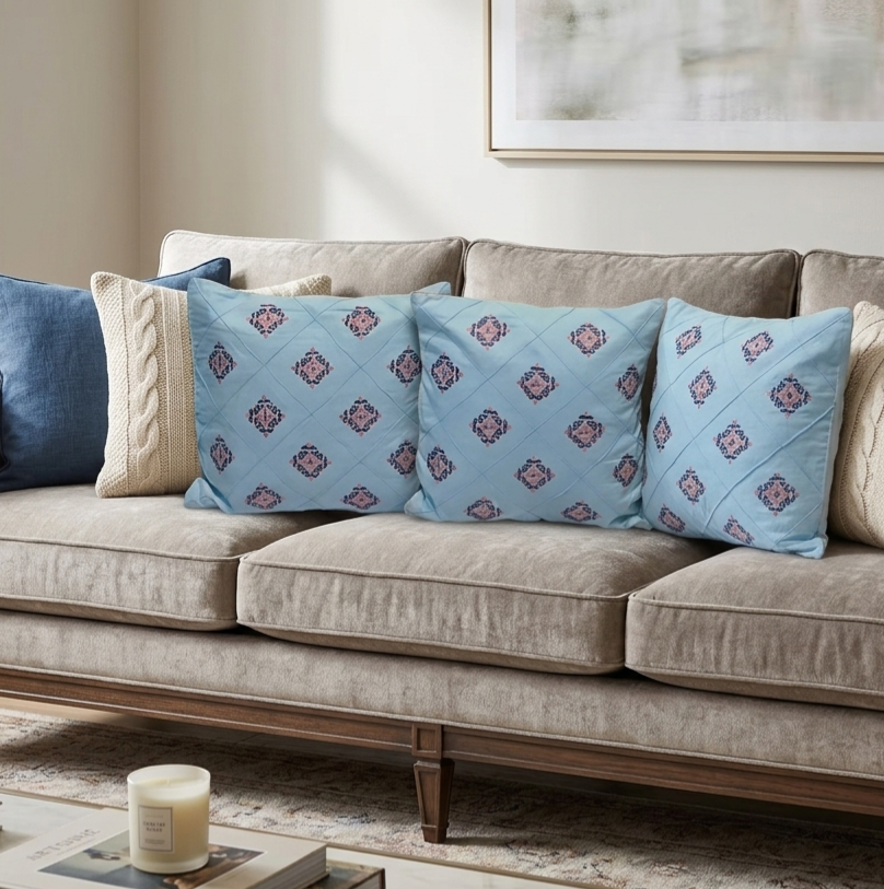 Embroided Cushion Cover