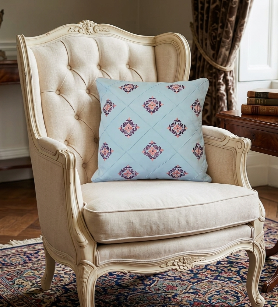 Embroided Cushion Cover