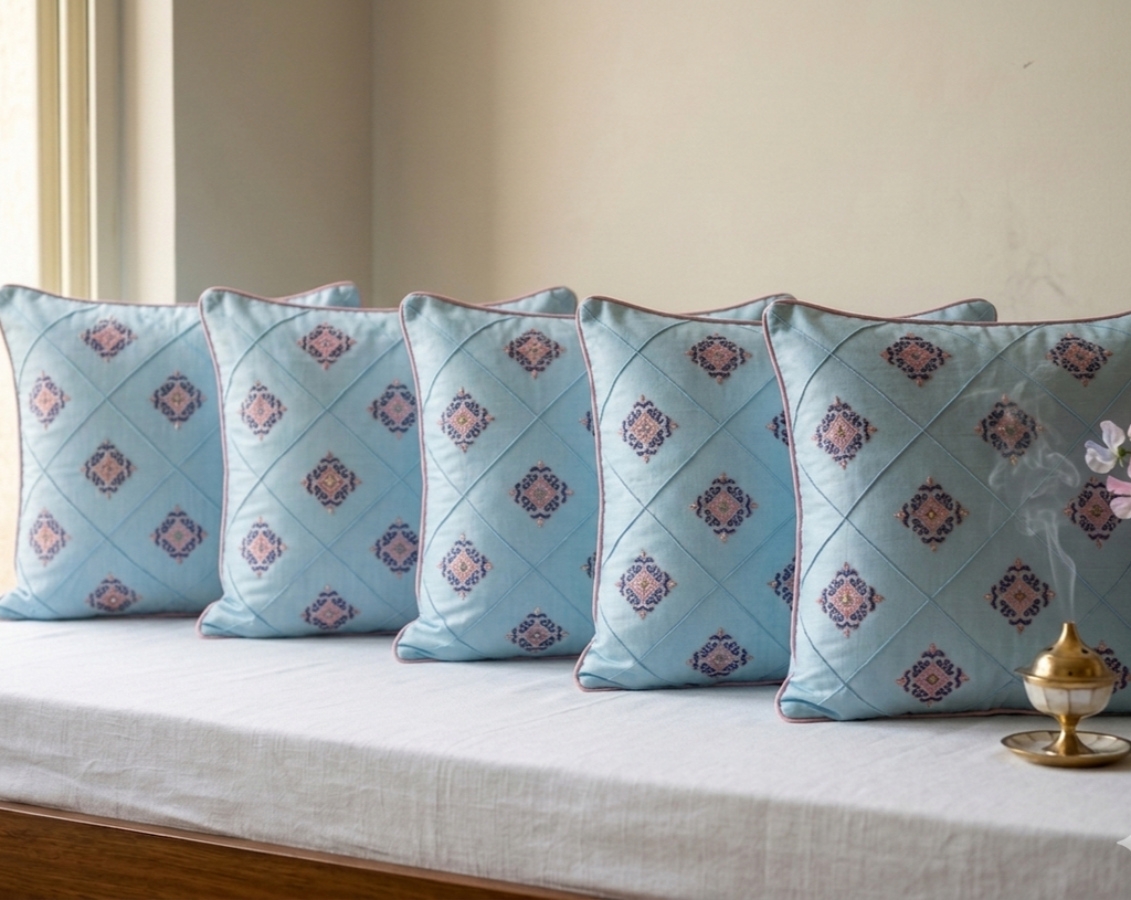 Embroided Cushion Cover