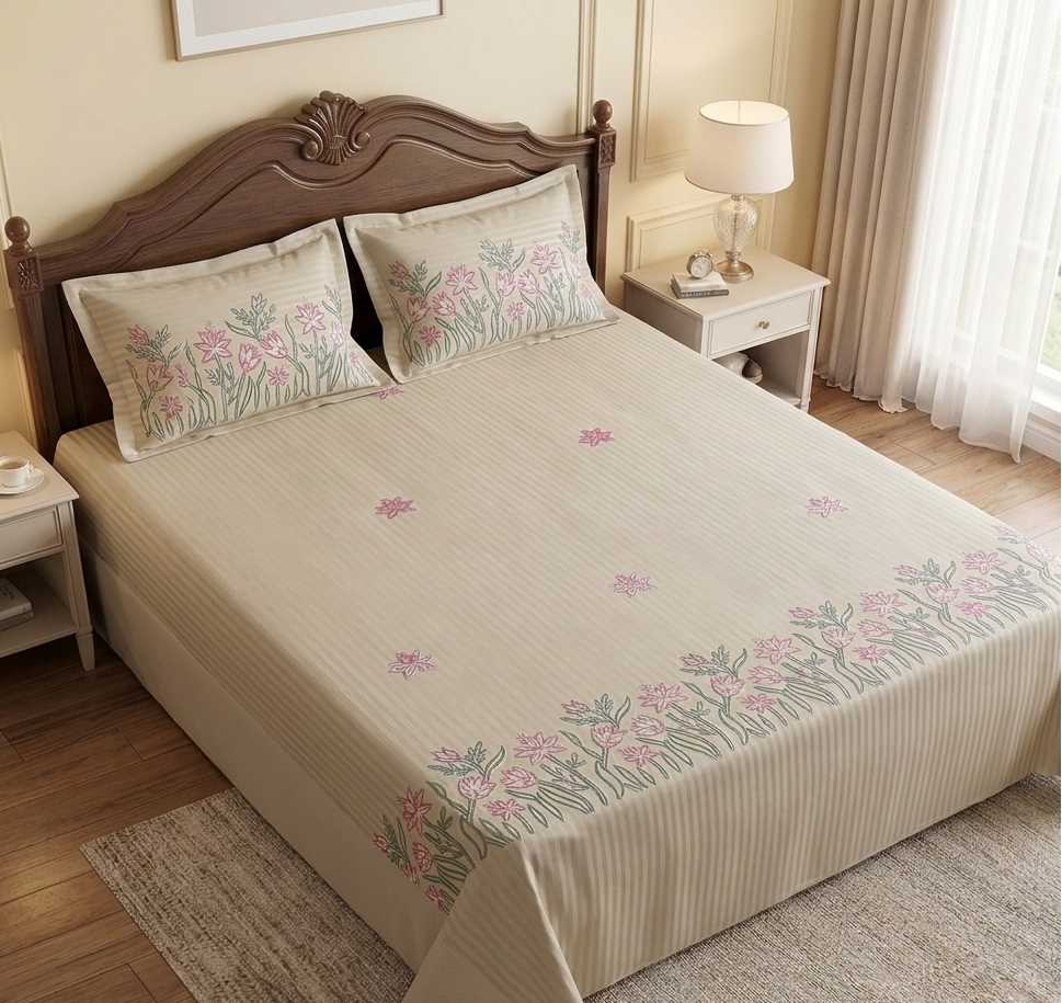 Embroidered Bedsheet