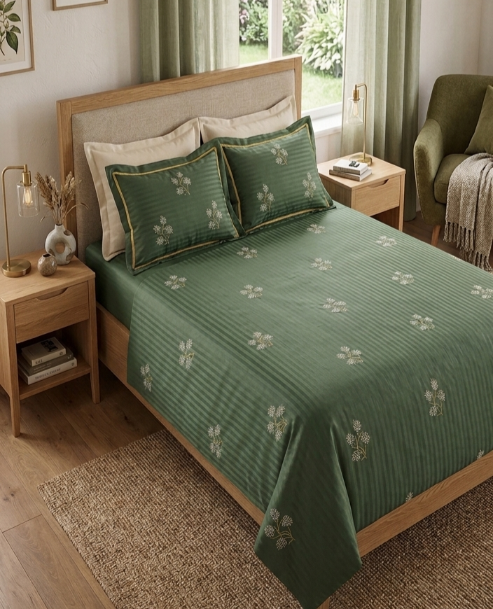 Embroidery Bedsheet