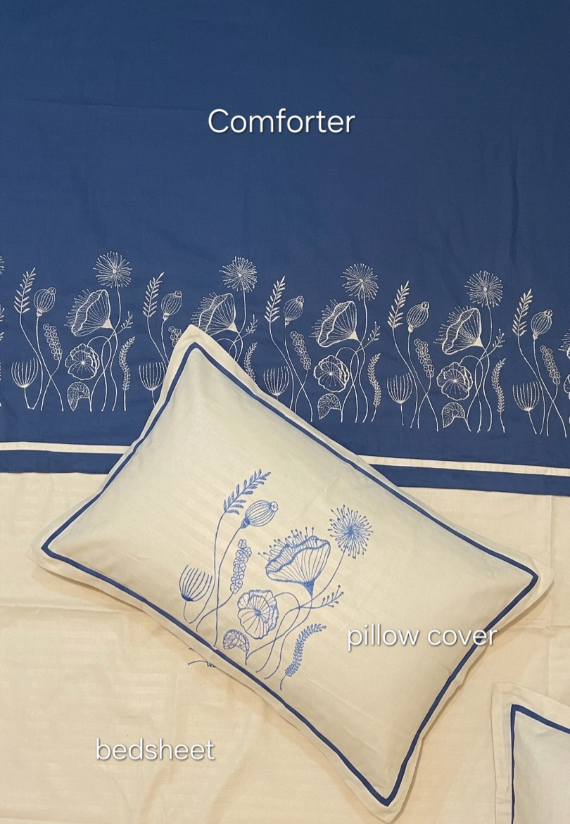 Bedsheet and comforter set