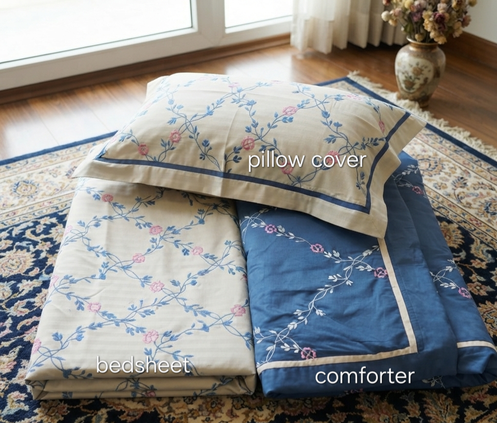 BEDSHEET AND COMFERTER SET