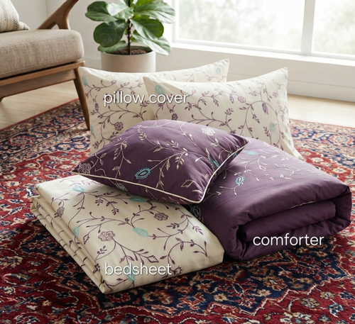 BEDSHEET COMFERTER SET