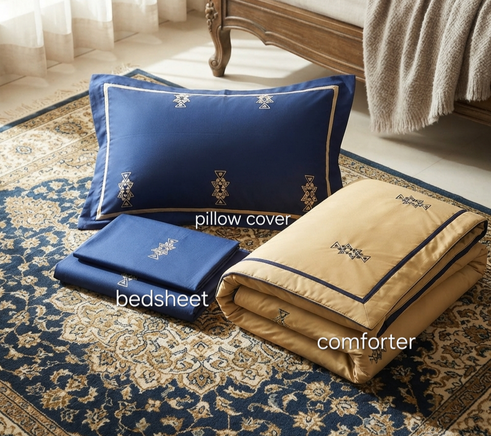 BEDSHEET COMFERTER SET