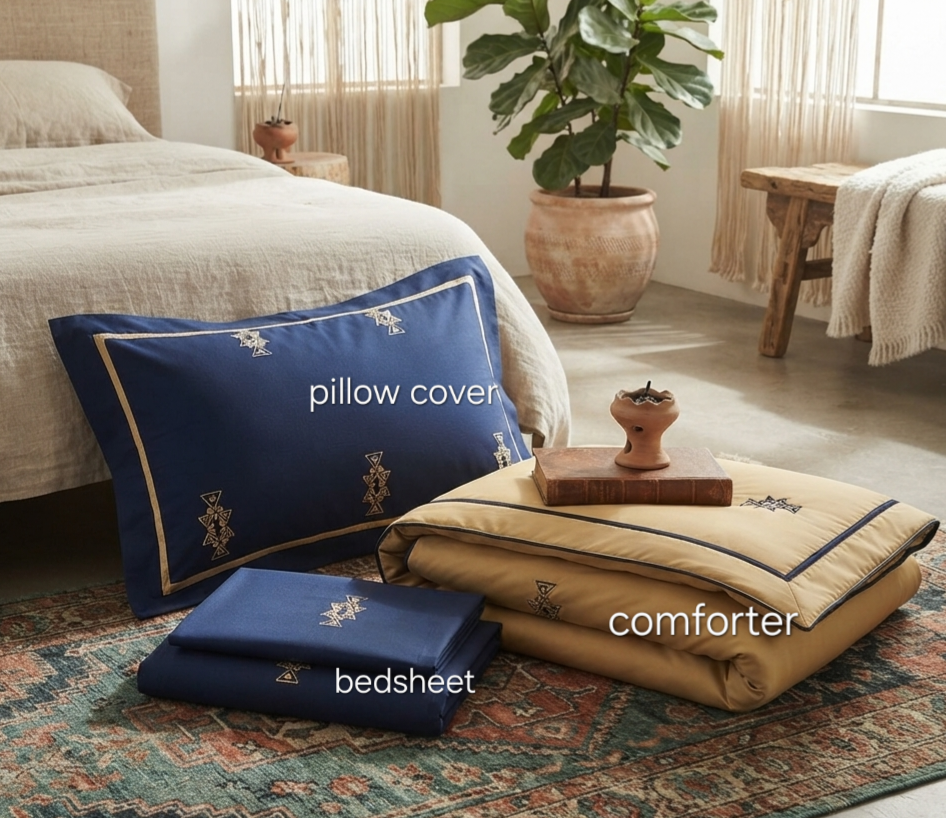 BEDSHEET COMFERTER SET