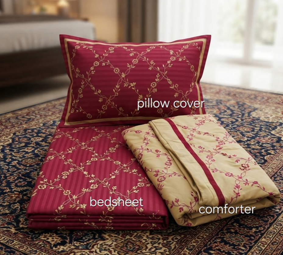 BEDSHEET COMFERTER SET