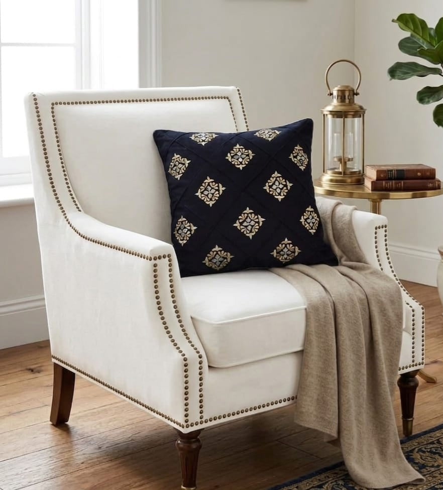 Embroidred Cushion Cover