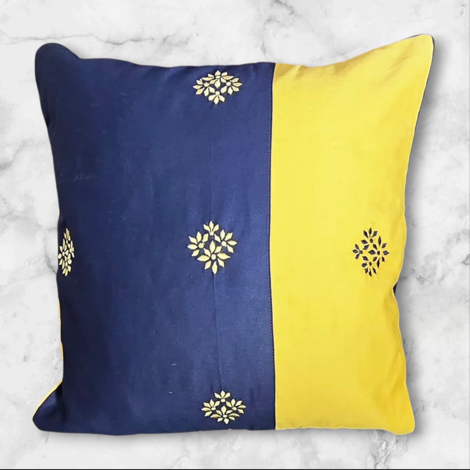 EMBROIDERED CUSHION COVER